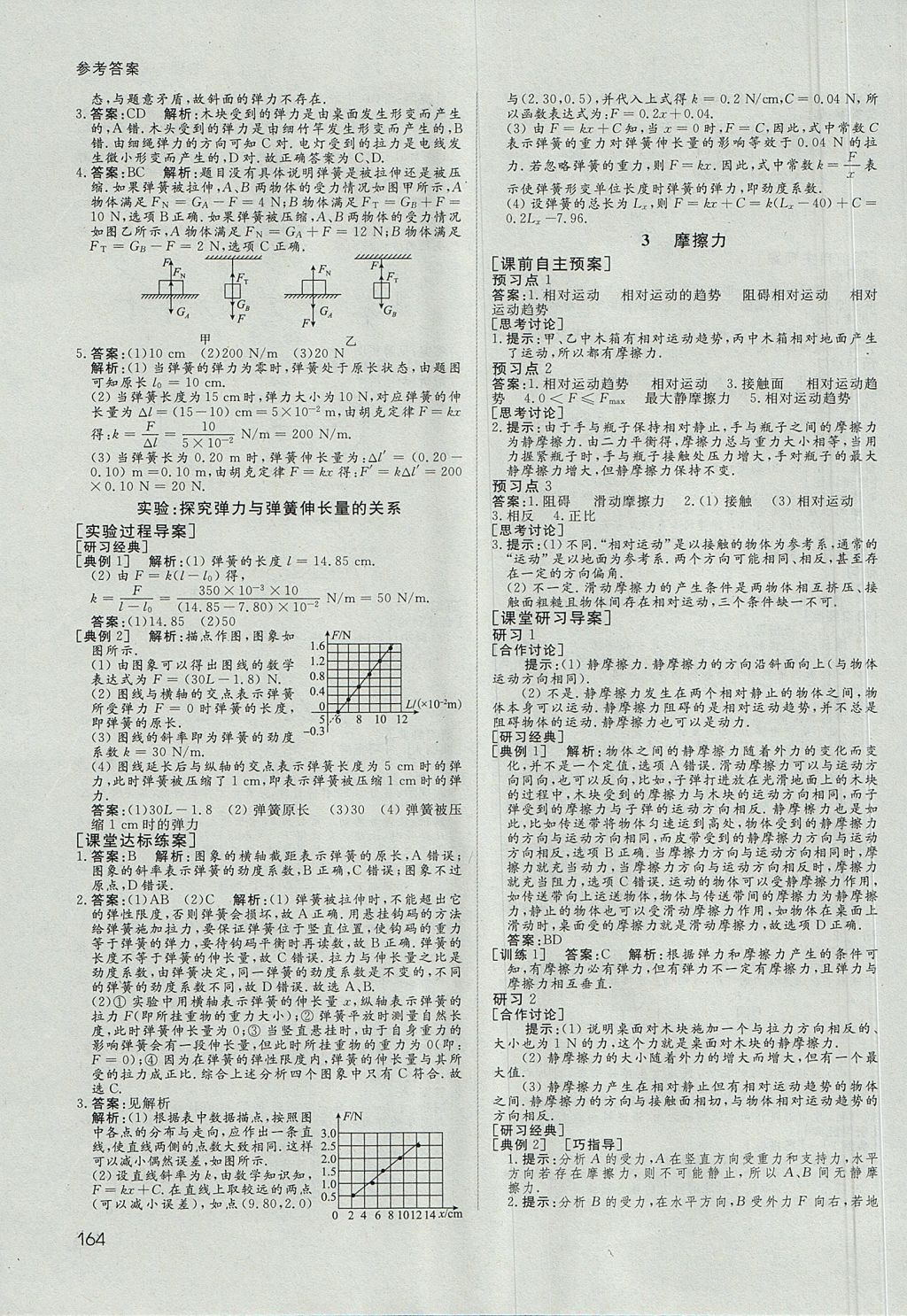 2018年名師伴你行高中同步導(dǎo)學(xué)案物理必修1人教A版 參考答案第13頁