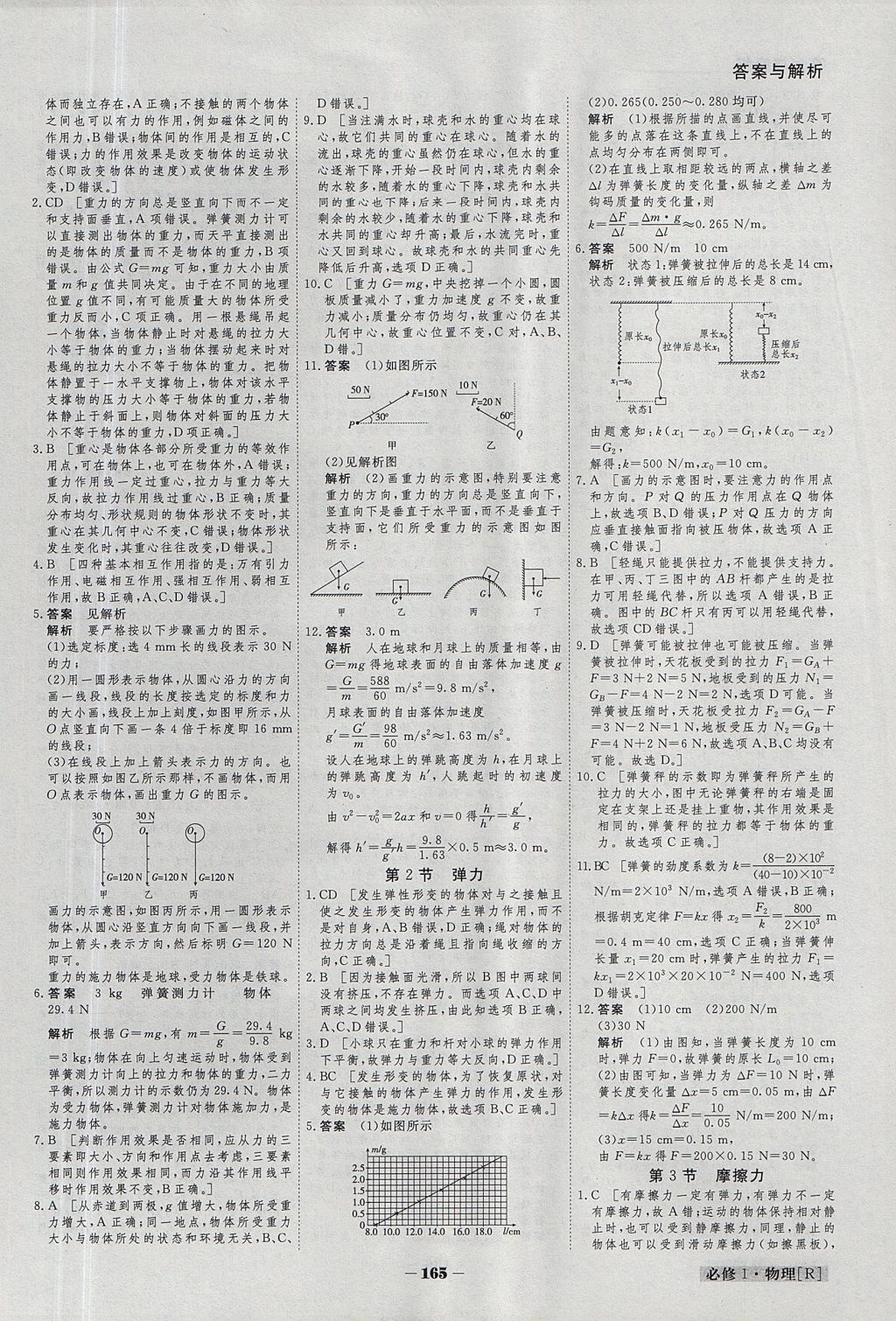 2018年金版教程高中新课程创新导学案物理必修1 参考答案第20页