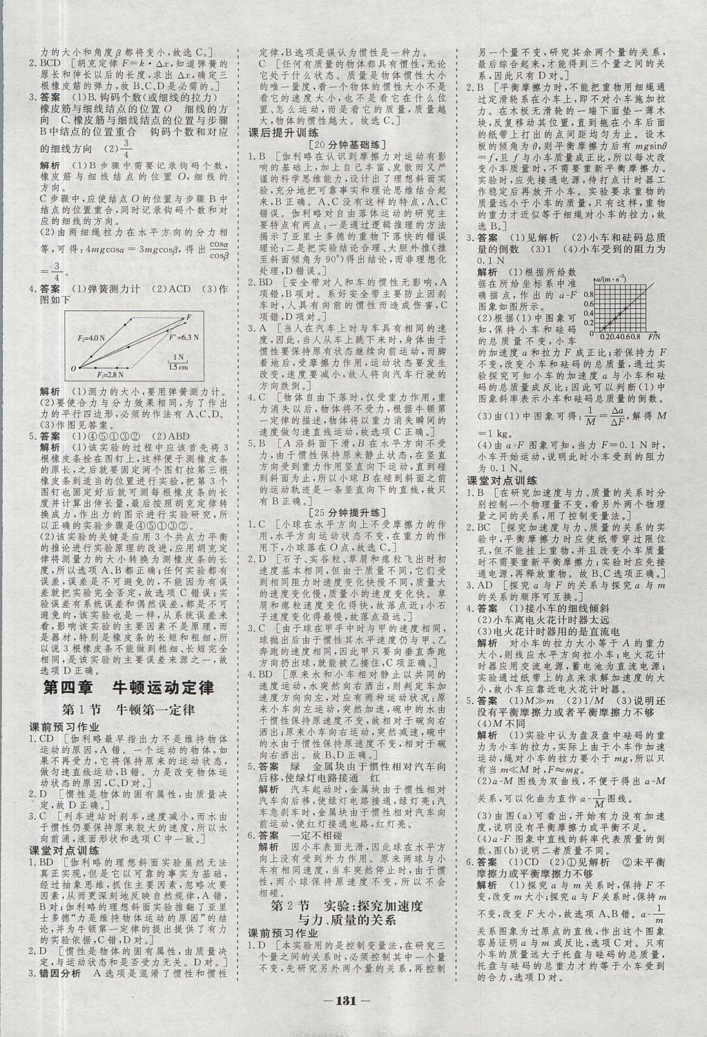 2018年金版教程作業(yè)與測(cè)評(píng)高中新課程學(xué)習(xí)物理必修1人教版 參考答案第18頁(yè)