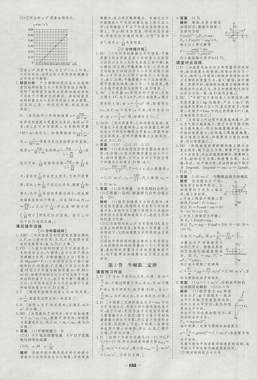 2018年金版教程作業(yè)與測評高中新課程學習物理必修1人教版 參考答案第19頁