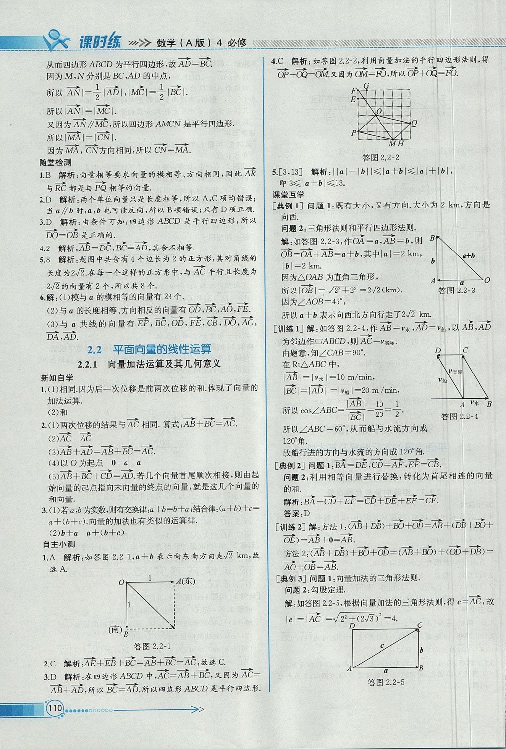 2018年同步導(dǎo)學(xué)案課時練數(shù)學(xué)必修4人教A版 參考答案第24頁