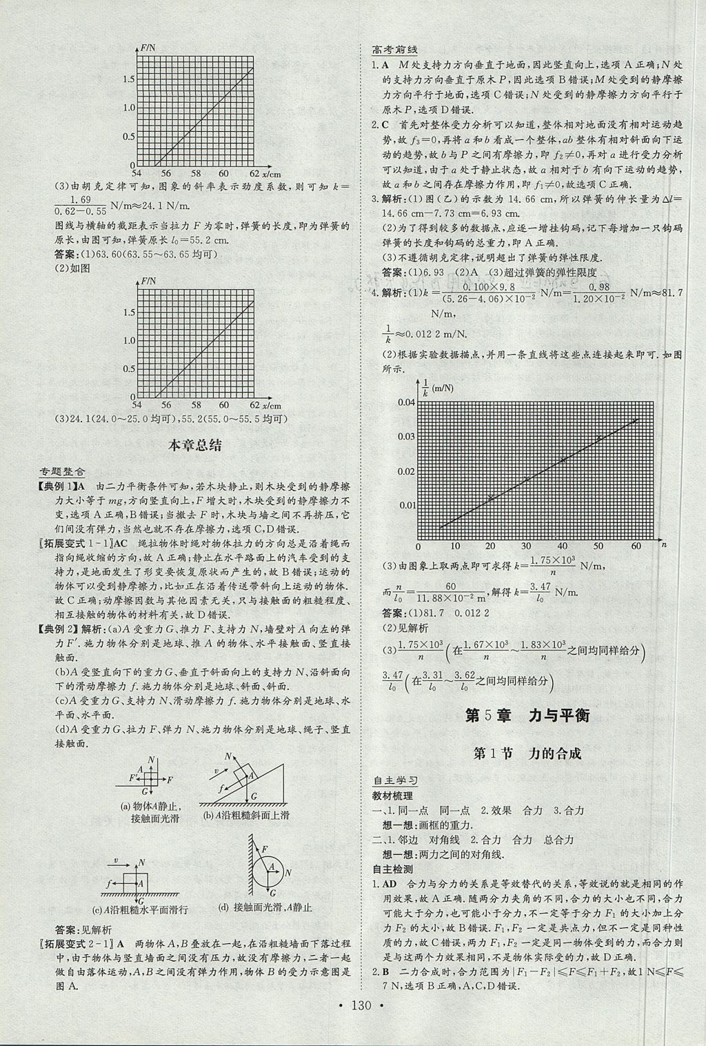 2018年高中全程學(xué)習(xí)導(dǎo)與練物理必修1魯科版 參考答案第12頁