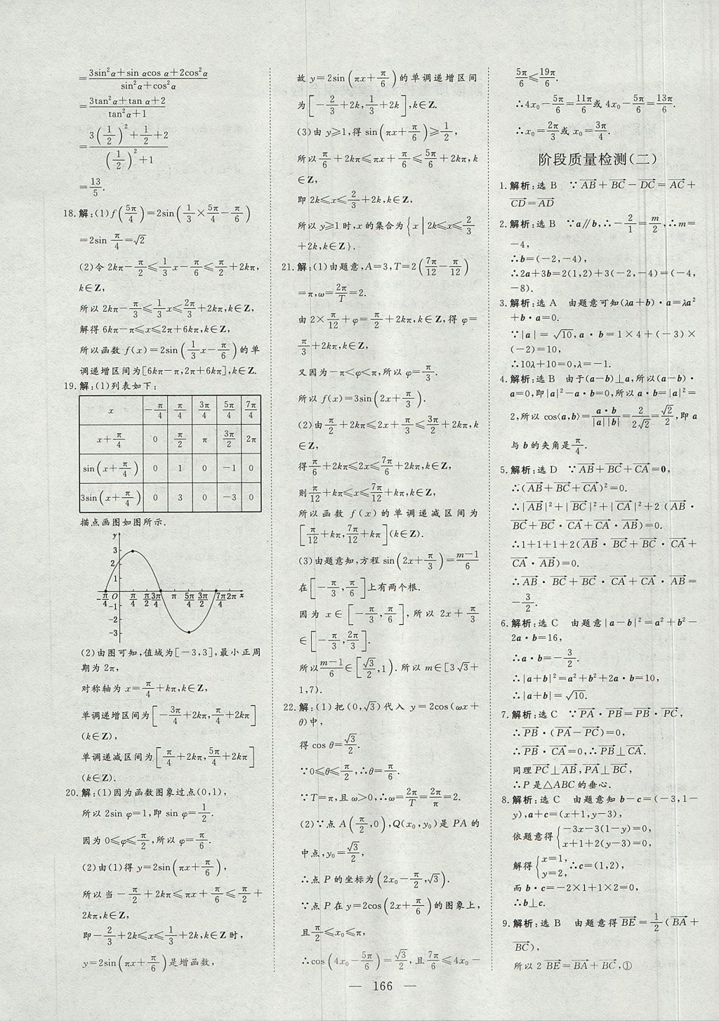 2018年創(chuàng)新方案高中同步創(chuàng)新課堂數(shù)學(xué)必修4人教A版 參考答案第34頁