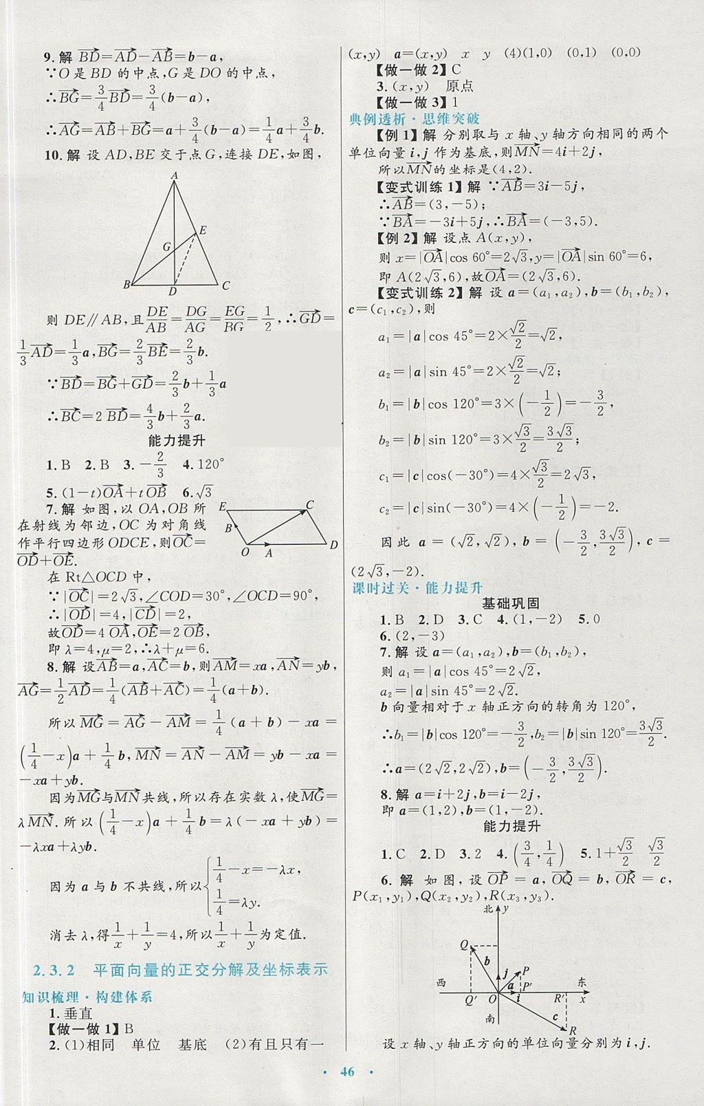 2018年高中同步測(cè)控優(yōu)化設(shè)計(jì)數(shù)學(xué)必修4人教A版 參考答案第22頁(yè)