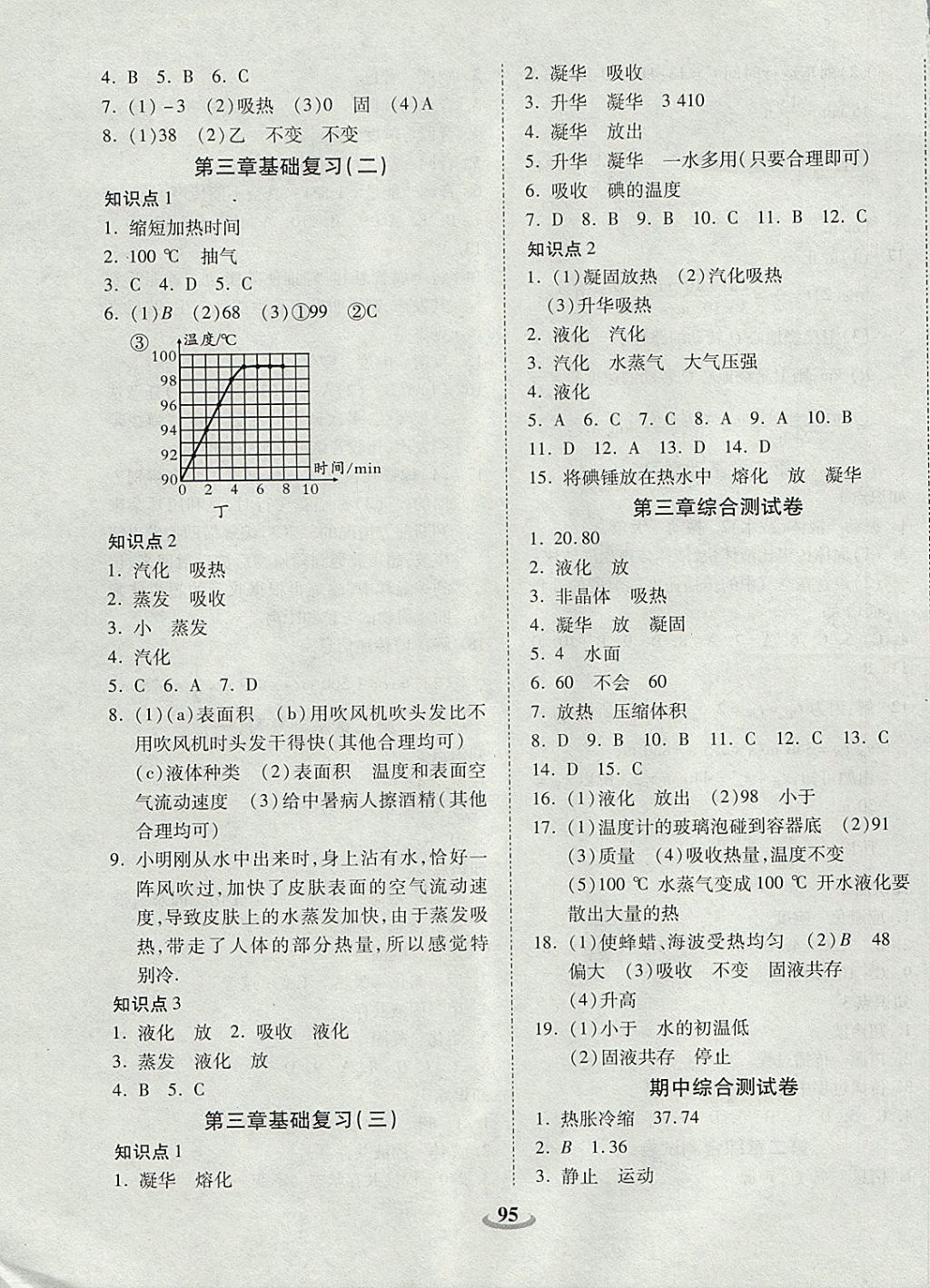 2017年暢響雙優(yōu)卷八年級(jí)物理上冊(cè)人教版 參考答案第3頁(yè)