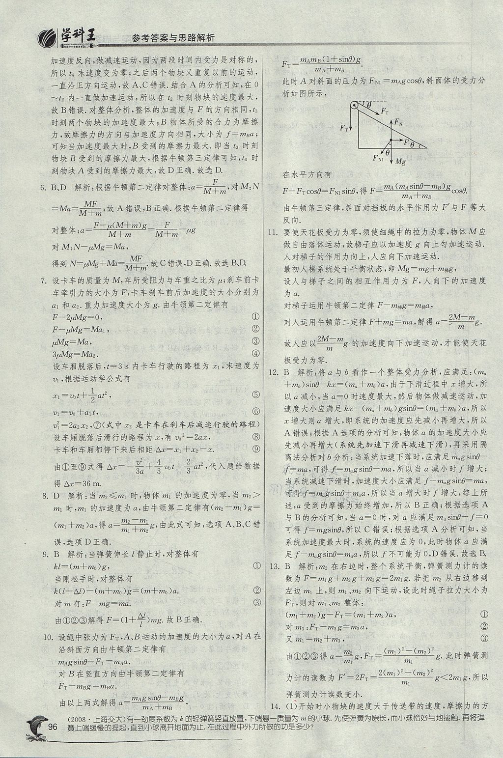 2018年實(shí)驗(yàn)班全程提優(yōu)訓(xùn)練高中物理必修1人教版 參考答案第28頁