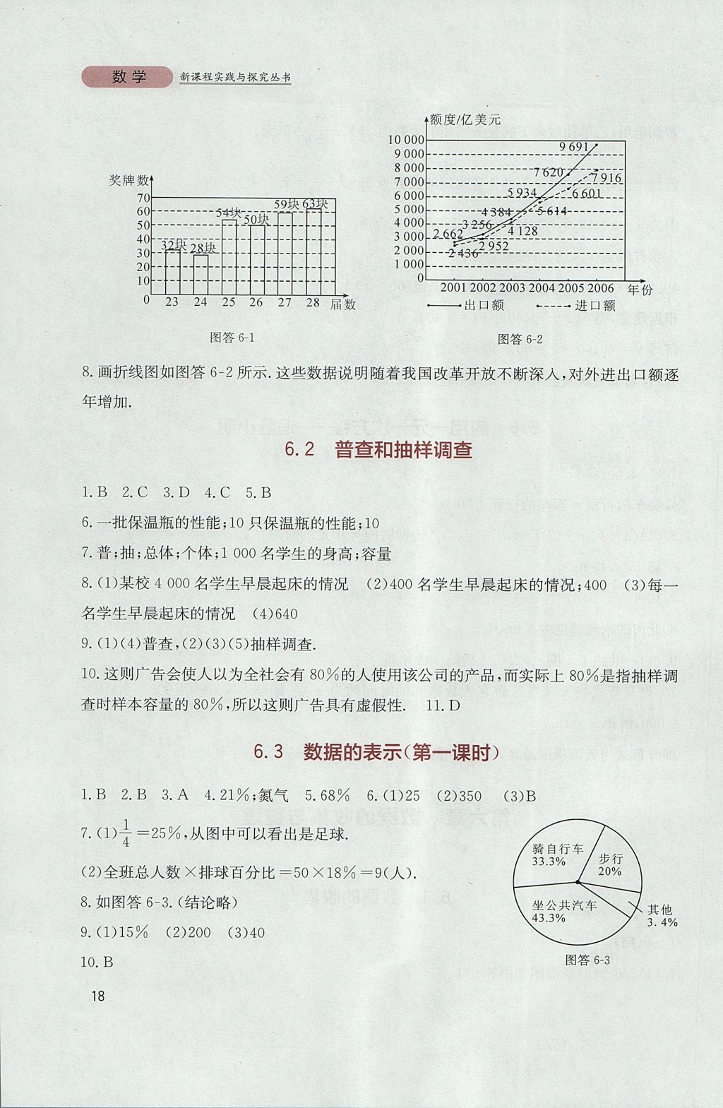 2017年新课程实践与探究丛书七年级数学上册北师大版 参考答案第18页