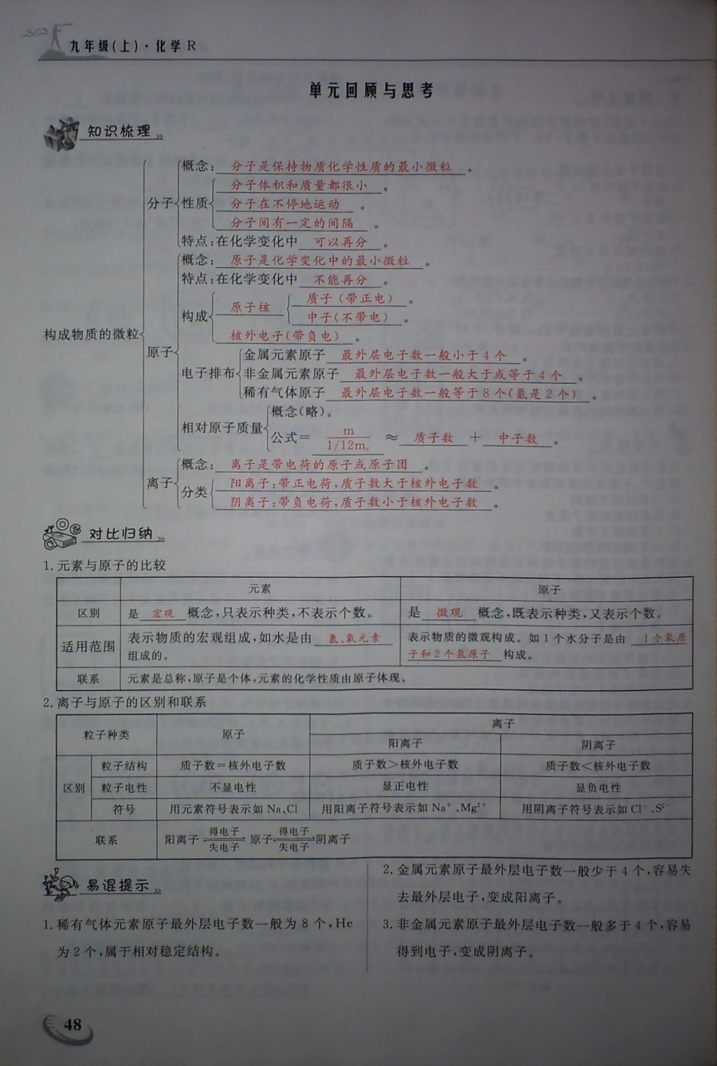 2017年五州圖書超越訓練九年級化學上冊人教版 參考答案第51頁