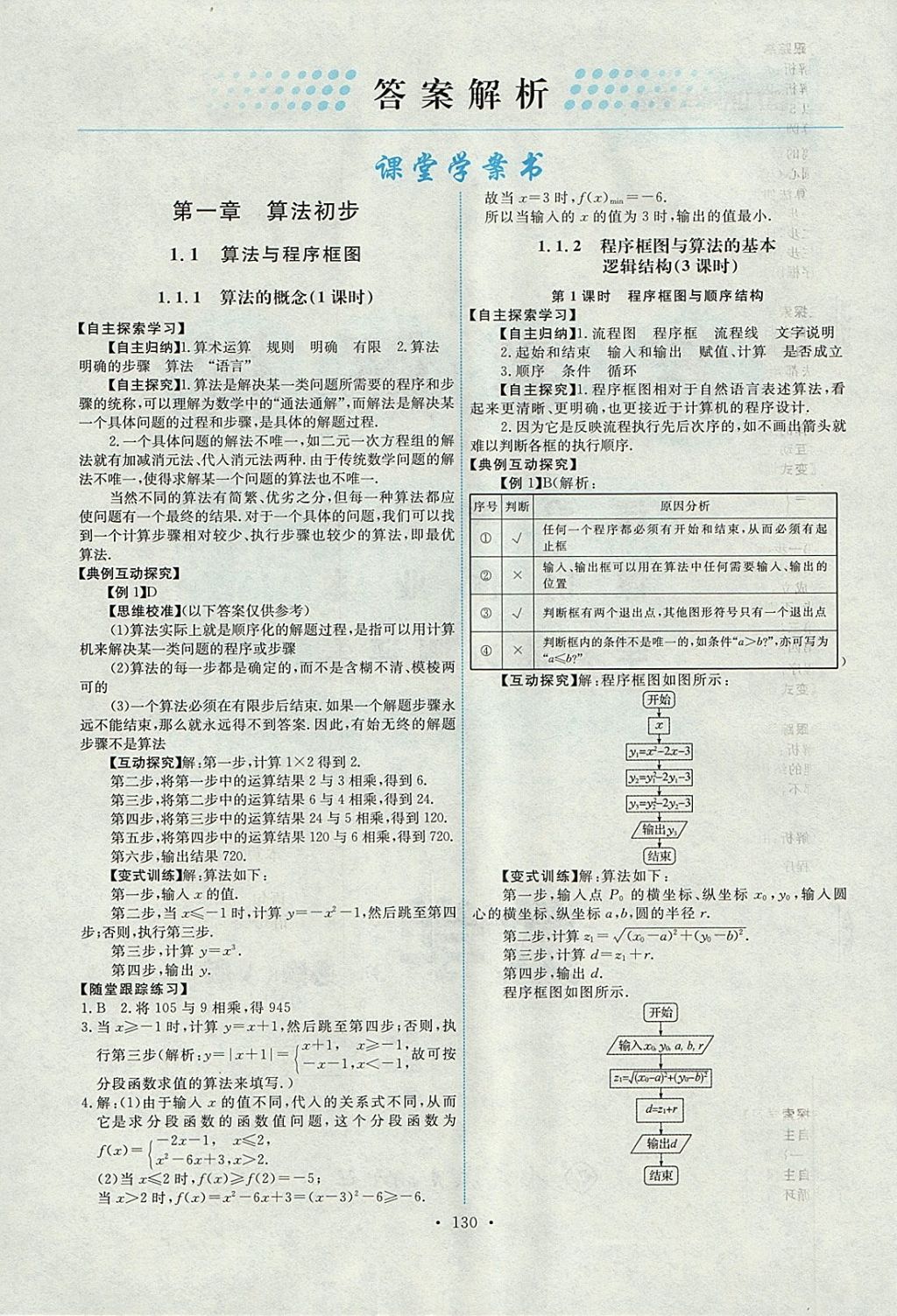 2018年能力培養(yǎng)與測(cè)試數(shù)學(xué)必修3人教A版 參考答案第1頁(yè)