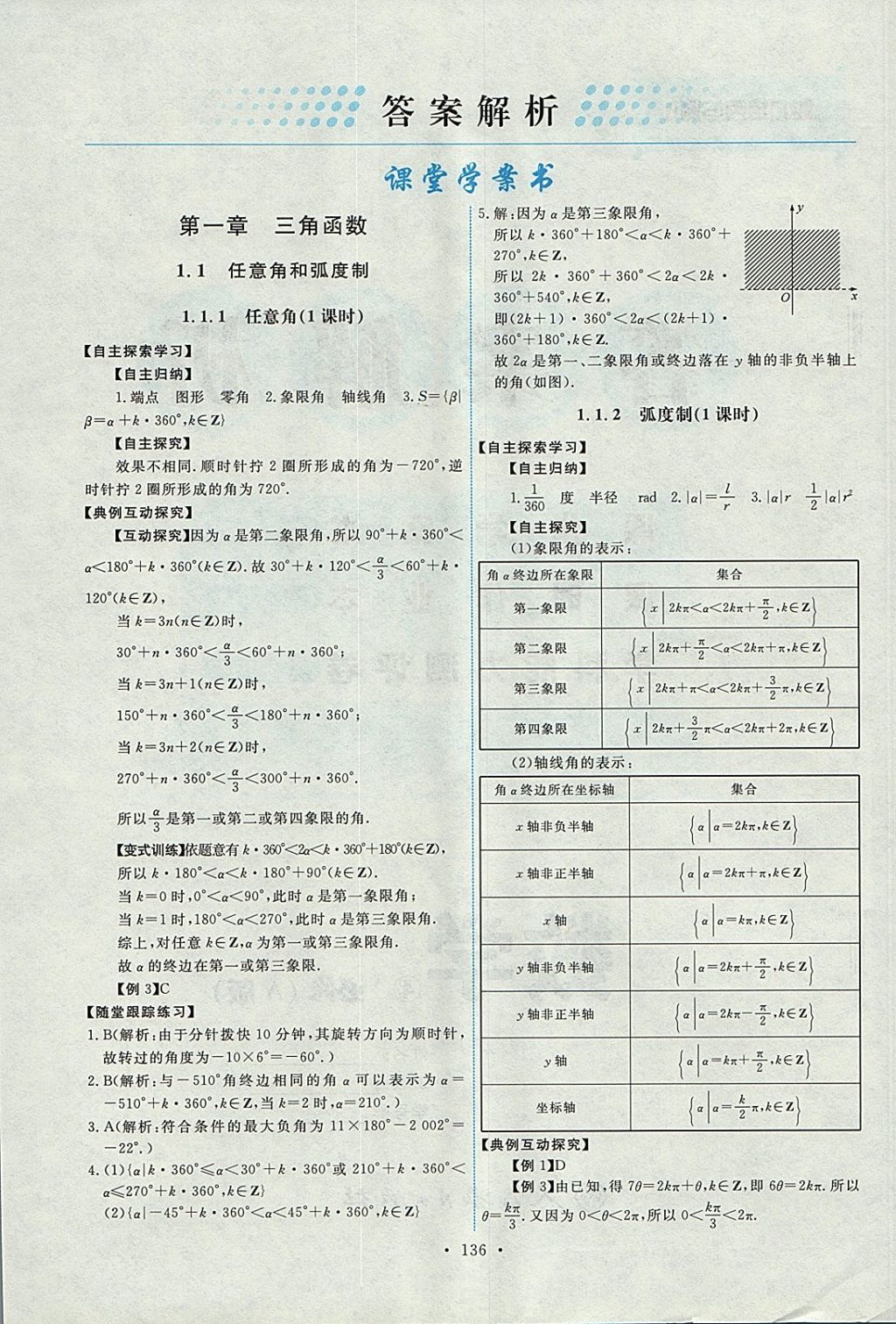 2018年能力培養(yǎng)與測(cè)試數(shù)學(xué)必修4人教A版 參考答案第1頁(yè)