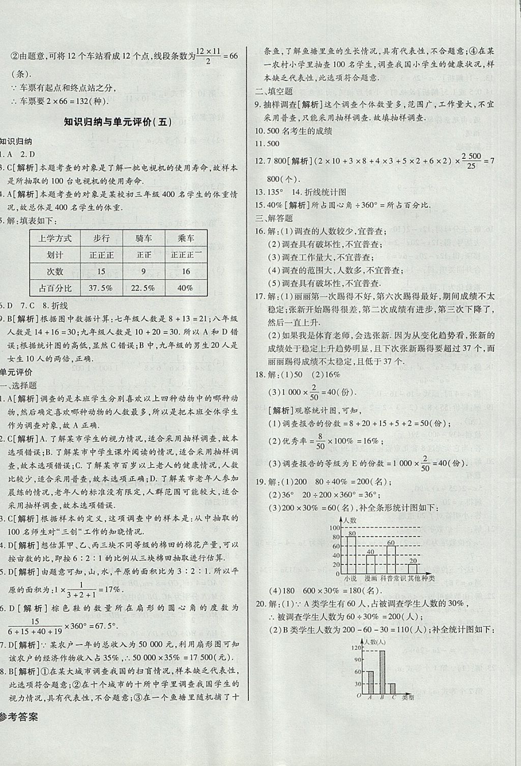 2017年核心金考卷七年級數(shù)學上冊滬科版 參考答案第12頁