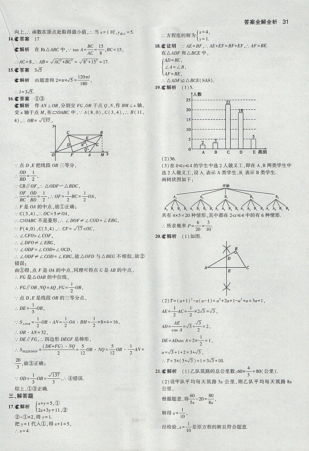 2018年53中考真題卷數(shù)學(xué) 參考答案第31頁(yè)