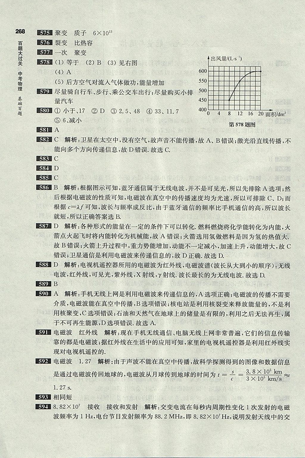 2018年百題大過關(guān)中考物理基礎(chǔ)百題 參考答案第65頁