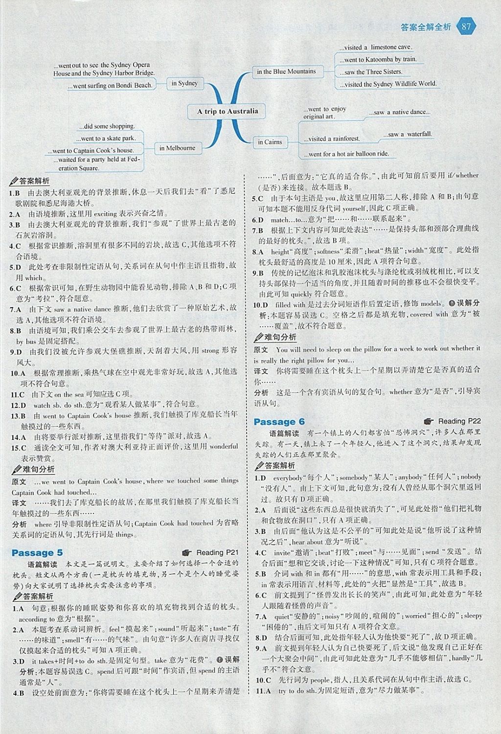 2018年53English九年級加中考英語完形填空150加50篇 參考答案第9頁