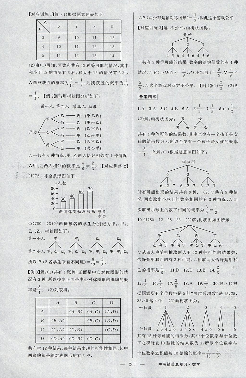 2018年黃岡金牌之路中考精英總復(fù)習(xí)數(shù)學(xué) 參考答案第27頁