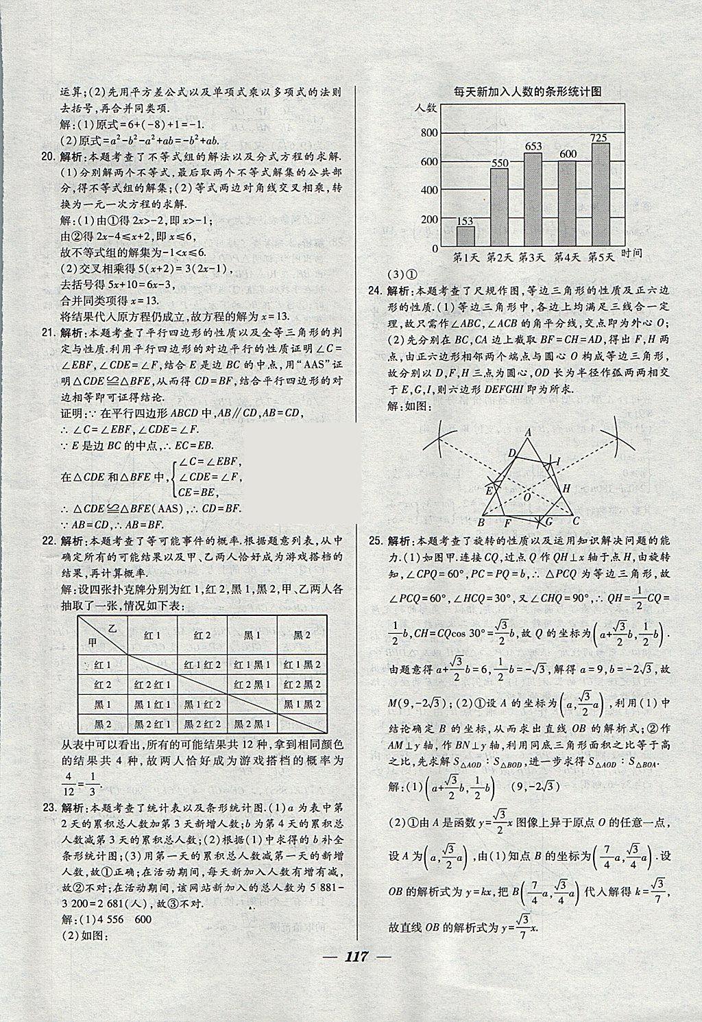 2018年鎖定中考江蘇十三大市中考試卷匯編數(shù)學 參考答案第9頁