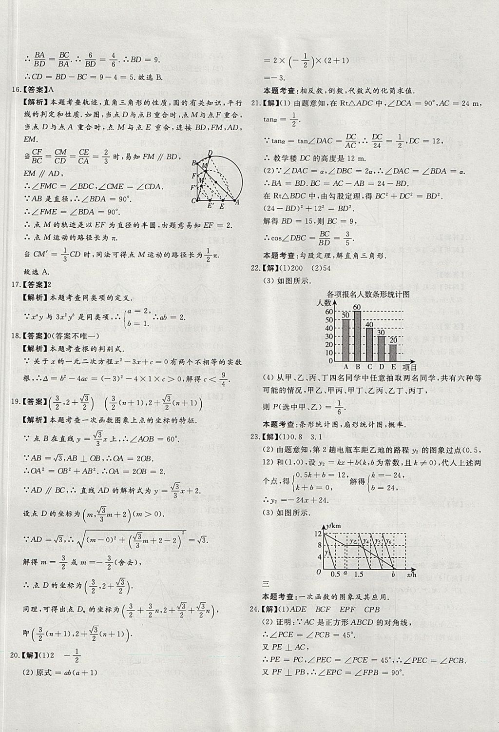 2018年尚文教育河北省首席中考真題精選數(shù)學(xué) 參考答案第25頁(yè)