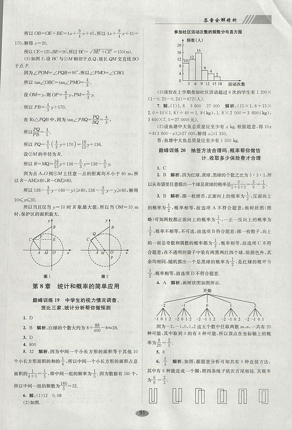 2018年初中數(shù)學(xué)小題狂做九年級(jí)下冊(cè)蘇科版巔峰版 參考答案第25頁(yè)