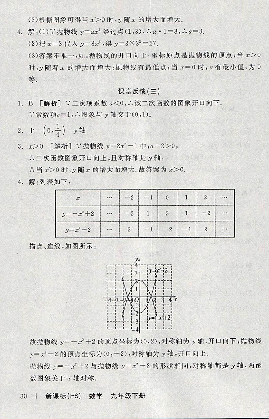 2018年全品學(xué)練考九年級(jí)數(shù)學(xué)下冊華師大版 參考答案第29頁