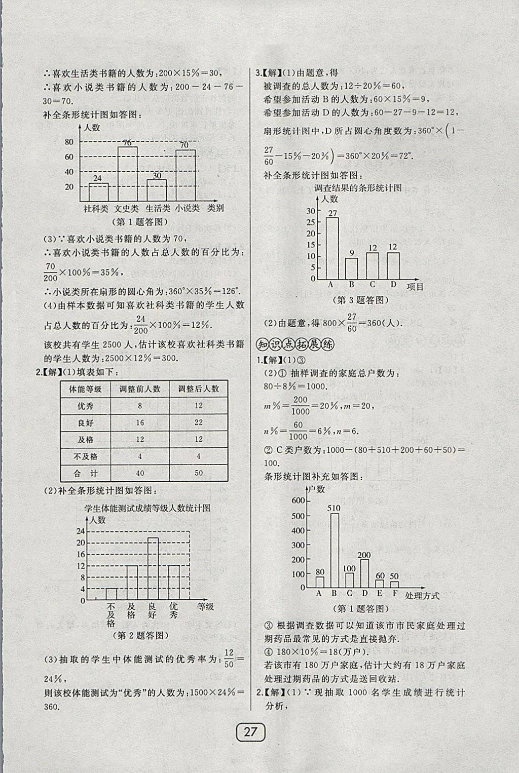 2018年北大綠卡九年級(jí)數(shù)學(xué)下冊(cè)華師大版 參考答案第34頁(yè)