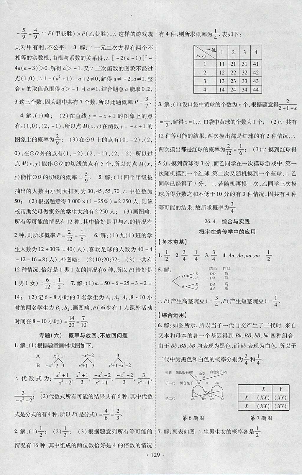 2018年課堂導(dǎo)練1加5九年級(jí)數(shù)學(xué)下冊(cè)滬科版安徽專用 參考答案第15頁