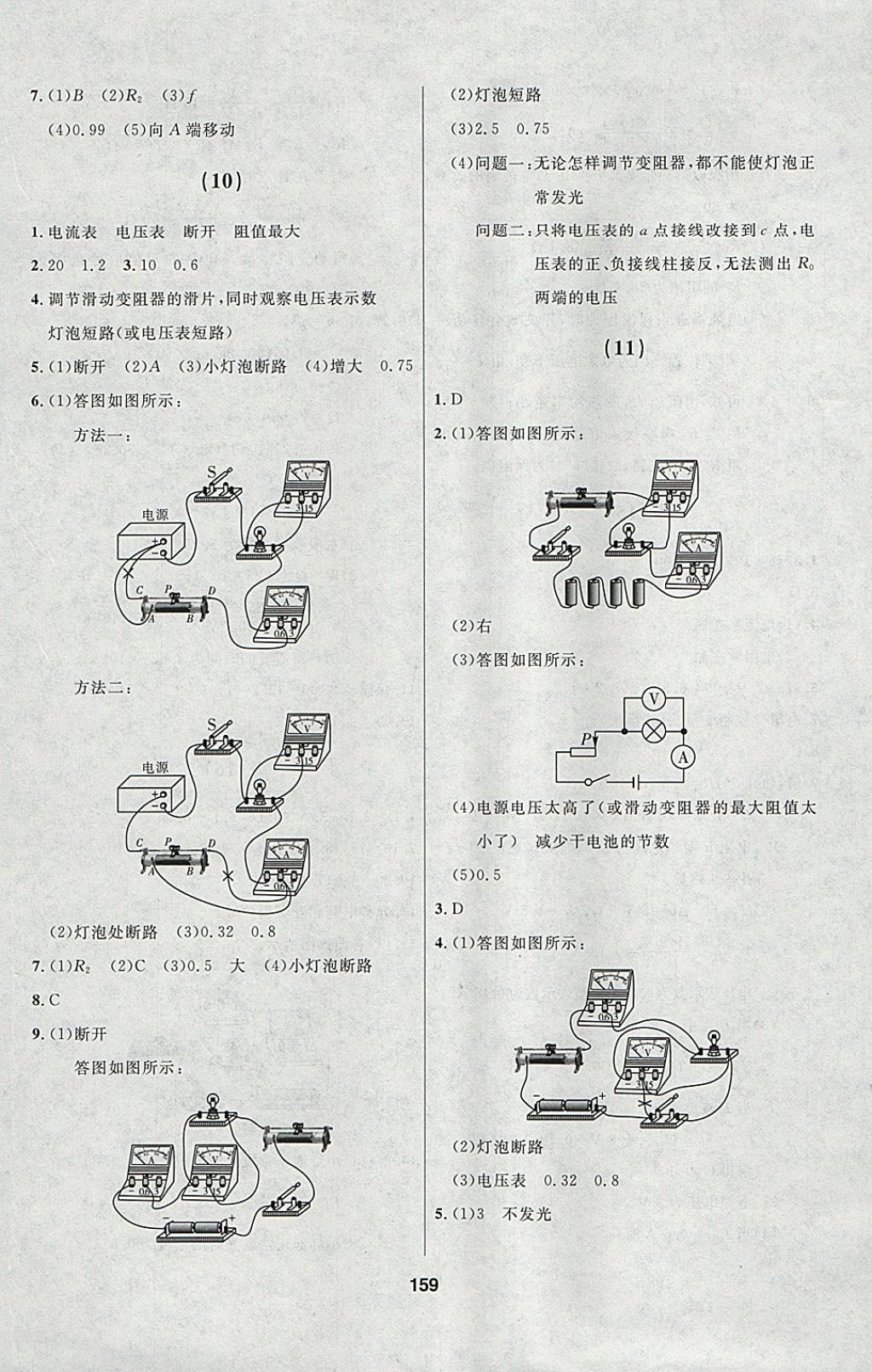 2018年試題優(yōu)化課堂同步九年級物理下冊人教版 參考答案第5頁