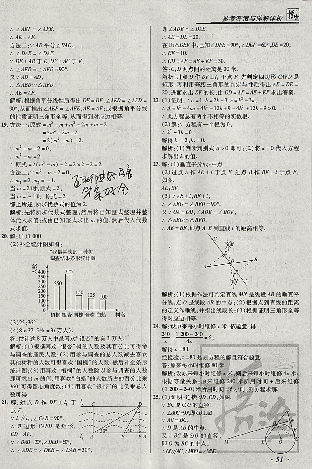 2018年授之以漁北京中考模擬試題匯編數(shù)學北京專用 參考答案第51頁