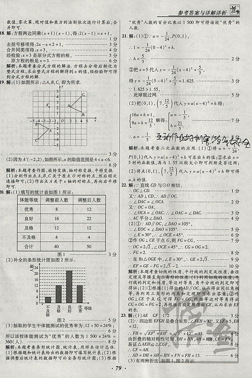 2018年授之以漁全國各省市中考試題匯編數(shù)學(xué) 參考答案第79頁