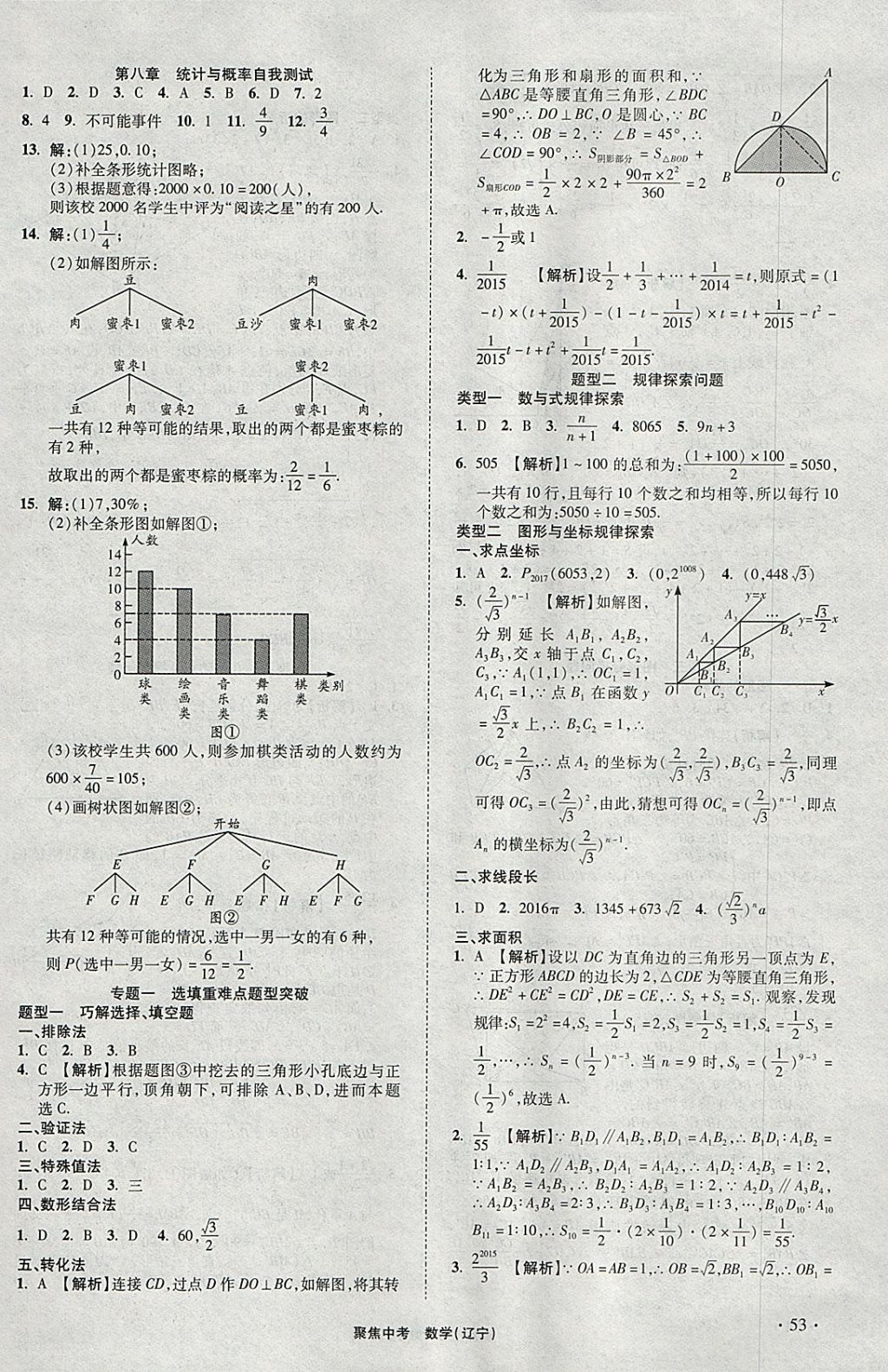 2018年聚焦中考數(shù)學遼寧專版 參考答案第53頁