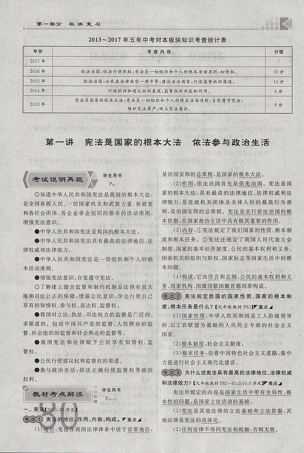 2018年金牌教練贏在燕趙初中總復(fù)習(xí)思想品德河北中考專用 參考答案第80頁