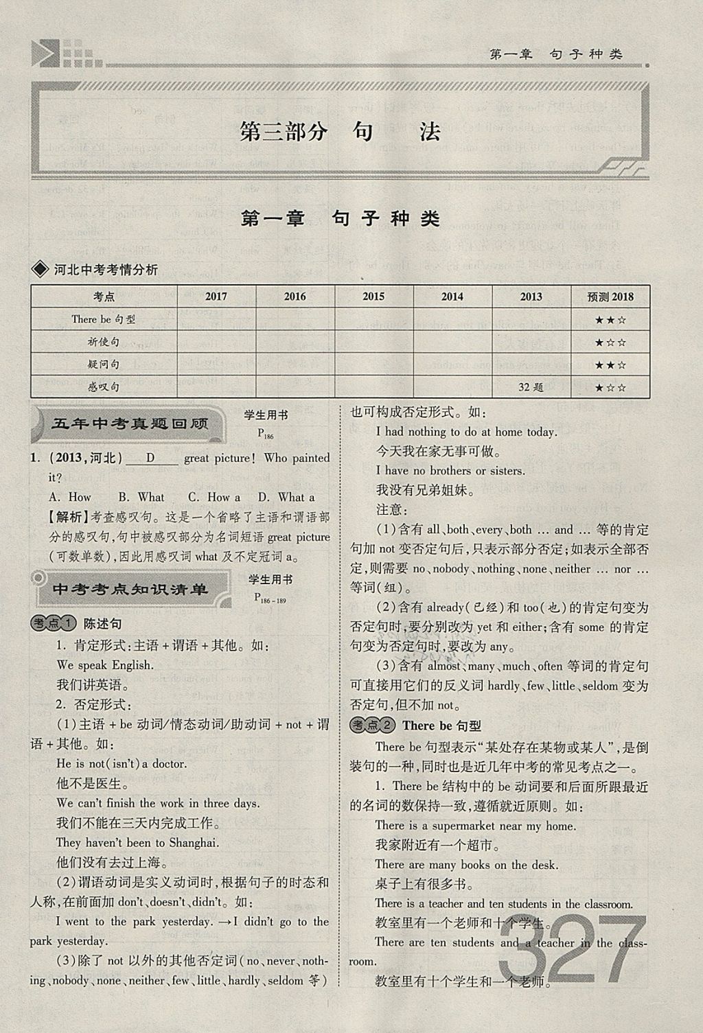 2018年金牌教練贏在燕趙初中總復習英語人教版河北中考專用 參考答案第256頁