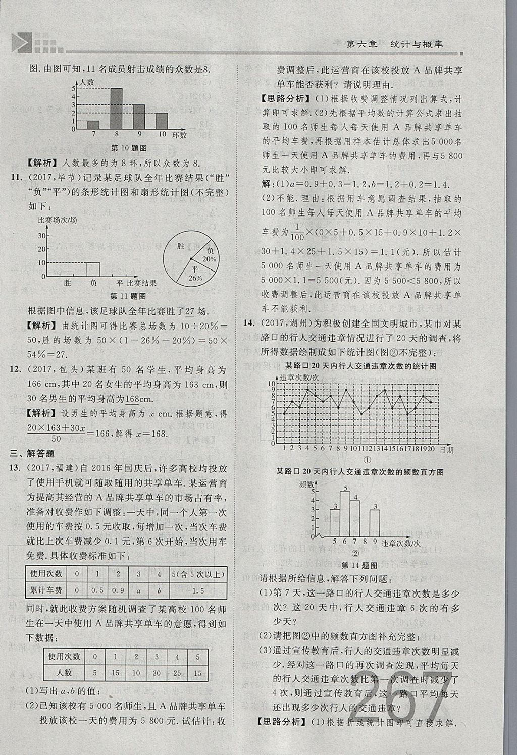 2018年金牌教練贏在燕趙初中總復(fù)習(xí)數(shù)學(xué)河北中考專用 參考答案第135頁(yè)