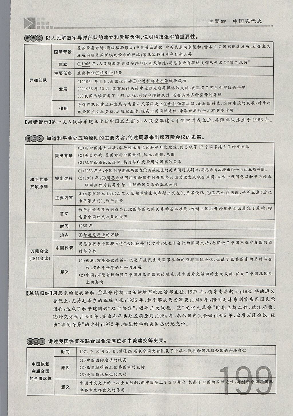 2018年金牌教练赢在燕赵初中总复习历史河北中考专用 参考答案第199页