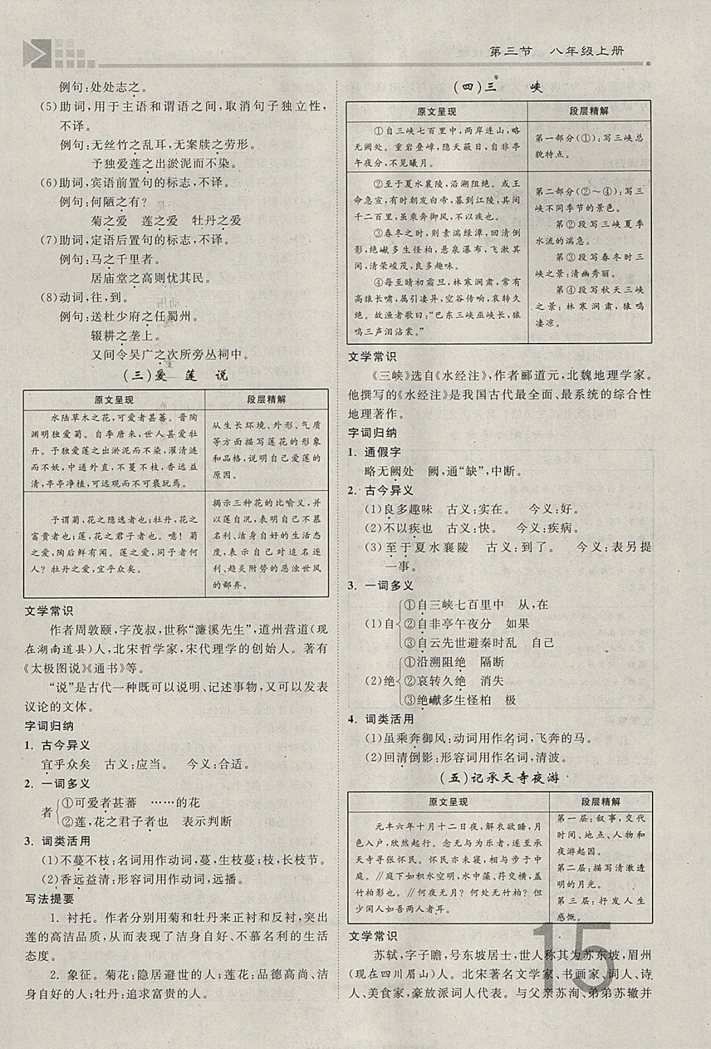 2018年金牌教練贏在燕趙初中總復習語文河北中考專用 參考答案第15頁