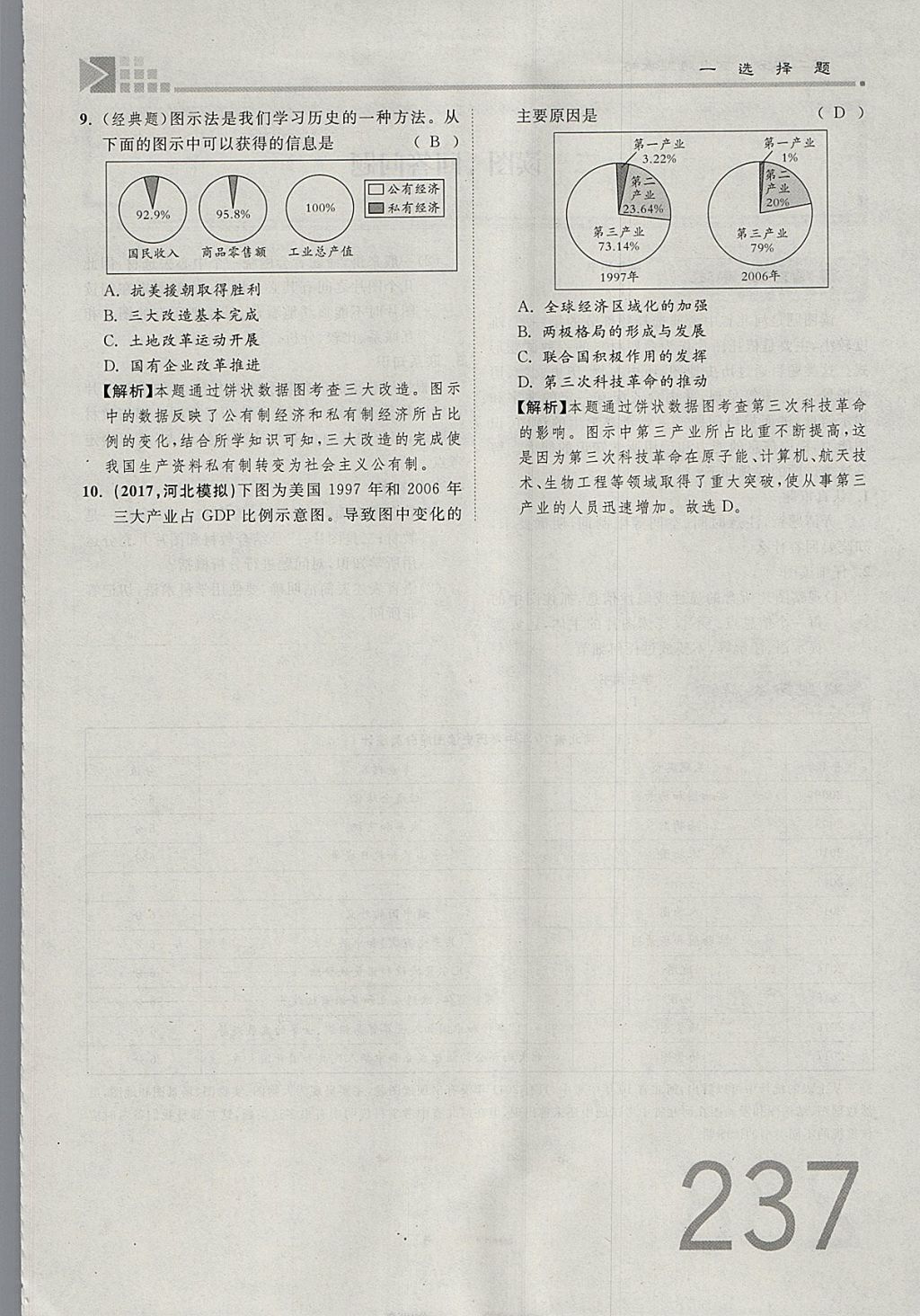 2018年金牌教练赢在燕赵初中总复习历史河北中考专用 参考答案第282页