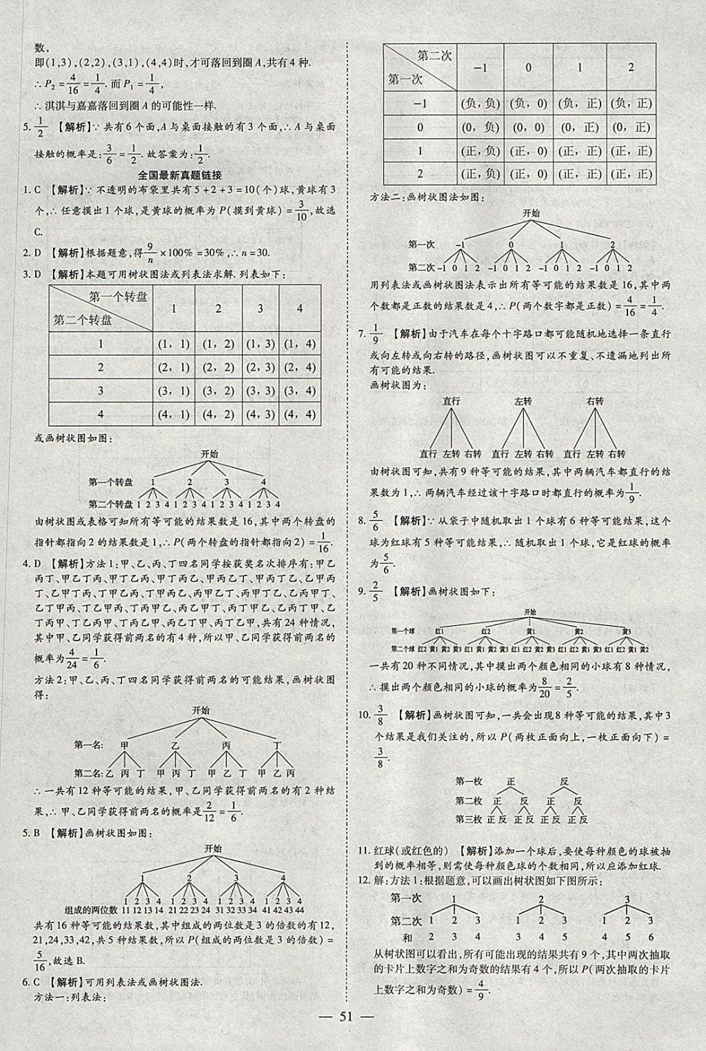 2018年智慧中考中考大提速數(shù)學(xué) 參考答案第51頁