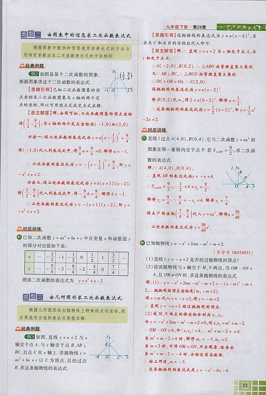 2018年見證奇跡英才學(xué)業(yè)設(shè)計(jì)與反饋九年級數(shù)學(xué)下冊華師大版 參考答案第59頁