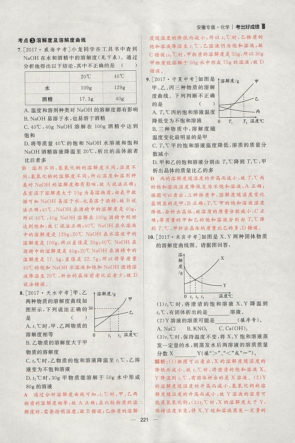 2018年康華傳媒考出好成績(jī)安徽中考化學(xué) 參考答案第67頁(yè)