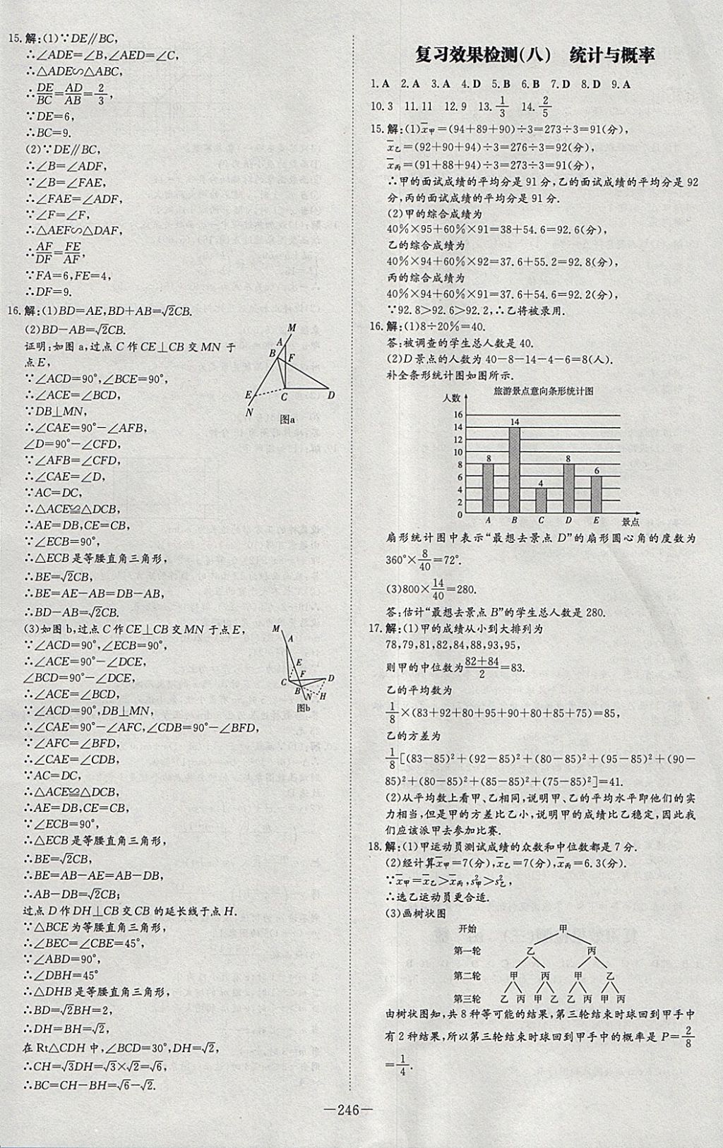 2018年中考总复习导与练精讲册数学滨州专用 参考答案第48页