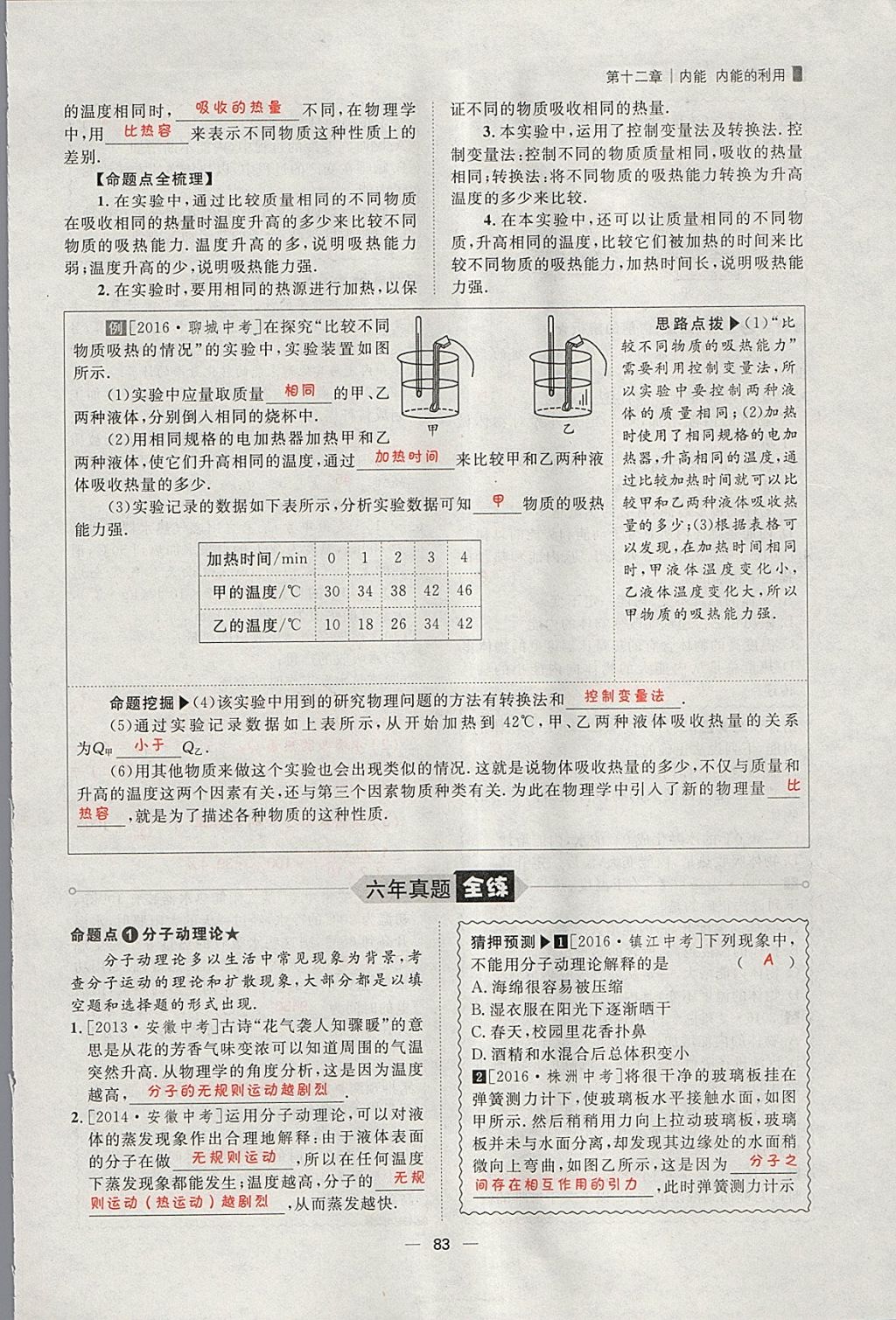 2018年康華傳媒考出好成績安徽中考物理 參考答案第208頁