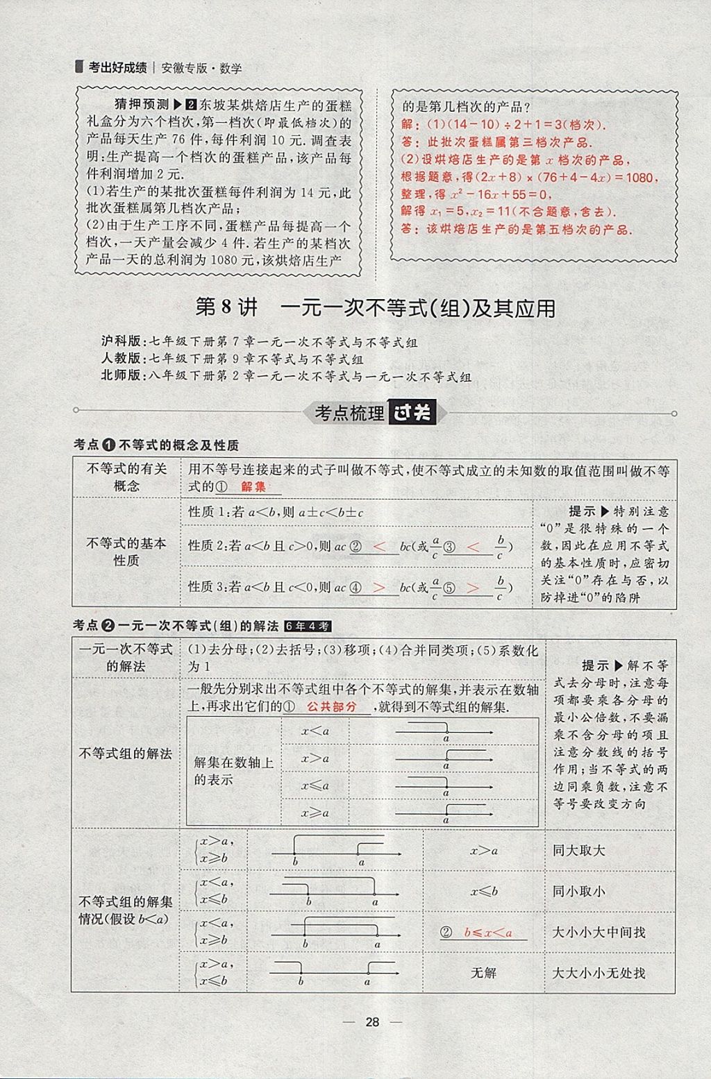 2018年康華傳媒考出好成績(jī)安徽中考數(shù)學(xué) 參考答案第280頁(yè)