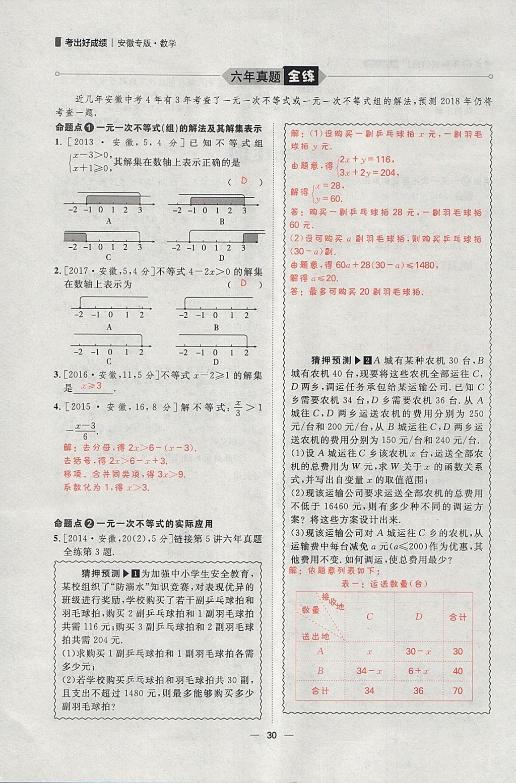 2018年康華傳媒考出好成績(jī)安徽中考數(shù)學(xué) 參考答案第282頁(yè)