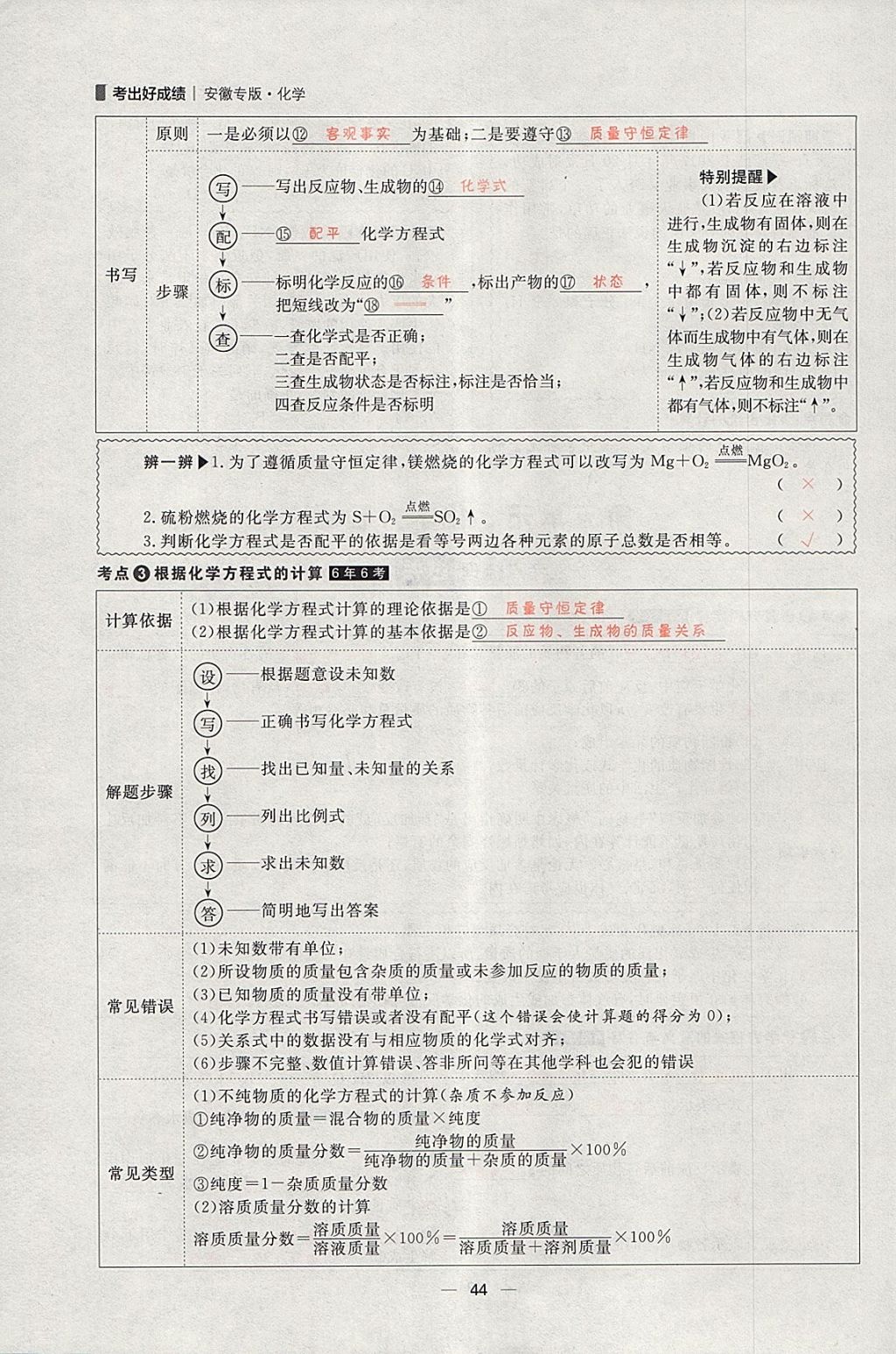 2018年康華傳媒考出好成績安徽中考化學(xué) 參考答案第133頁