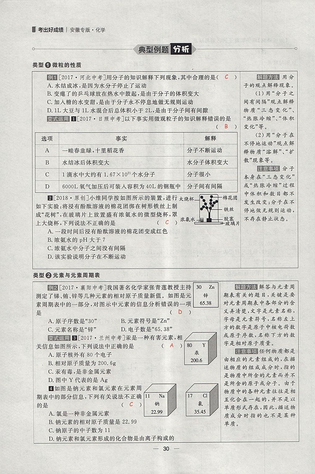 2018年康華傳媒考出好成績安徽中考化學(xué) 參考答案第119頁