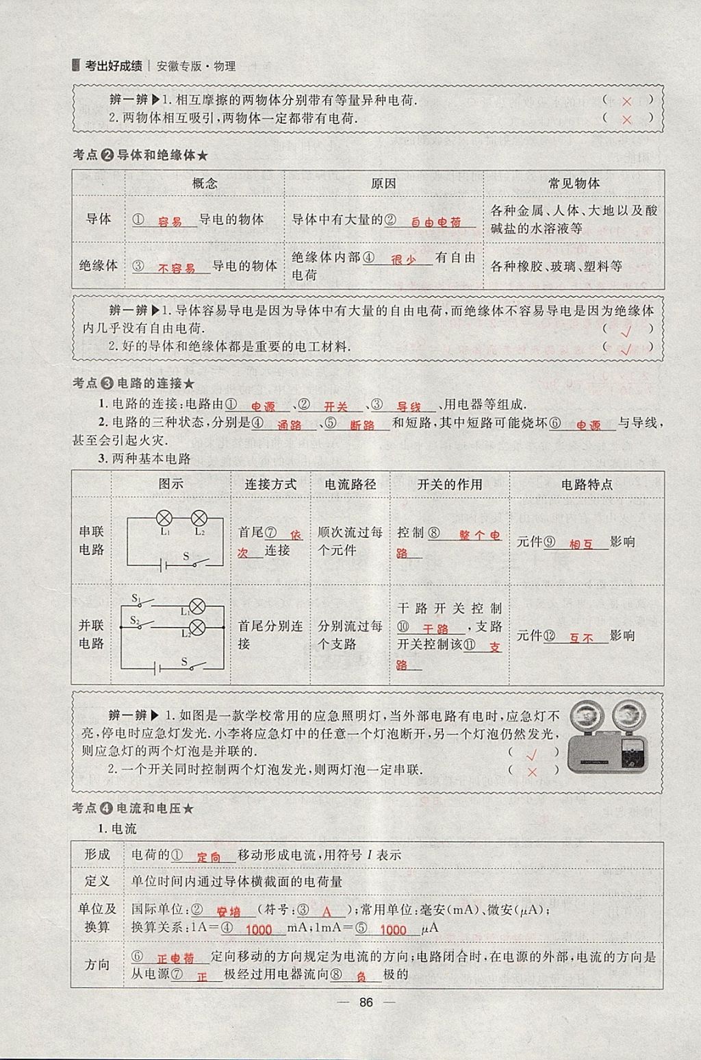 2018年康華傳媒考出好成績(jī)安徽中考物理 參考答案第211頁(yè)