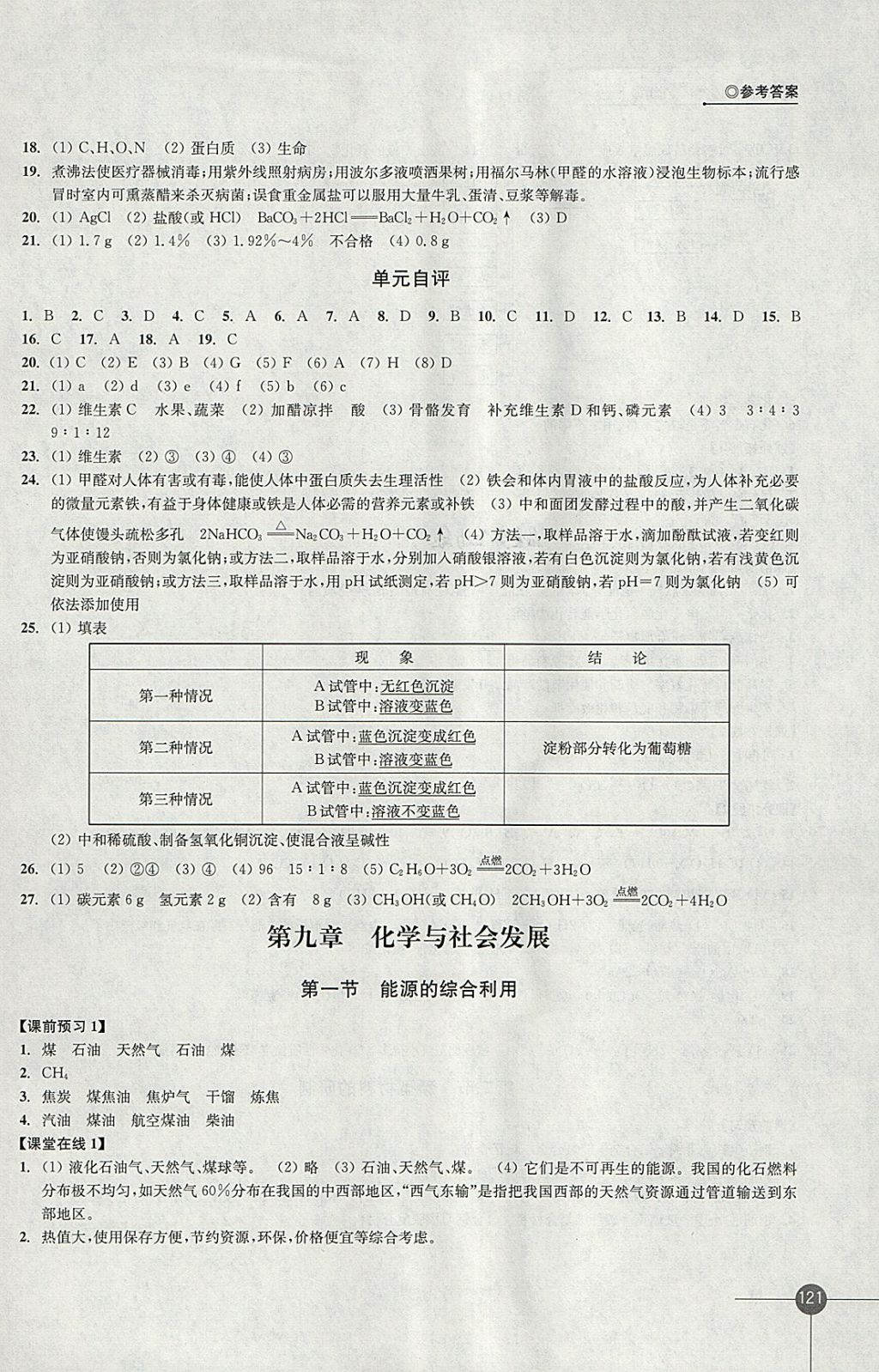 2018年同步練習九年級化學下冊滬教版江蘇鳳凰科學技術(shù)出版社 參考答案第13頁