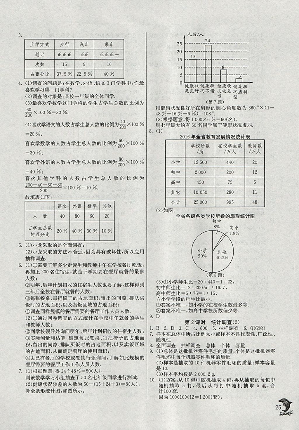 2018年實驗班提優(yōu)訓(xùn)練七年級數(shù)學(xué)下冊人教版 參考答案第25頁