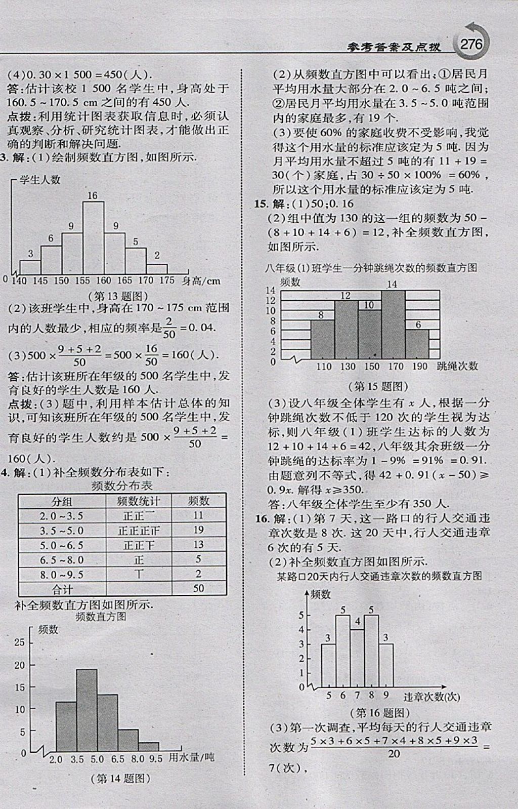 2018年特高級教師點撥八年級數(shù)學下冊滬科版 參考答案第30頁