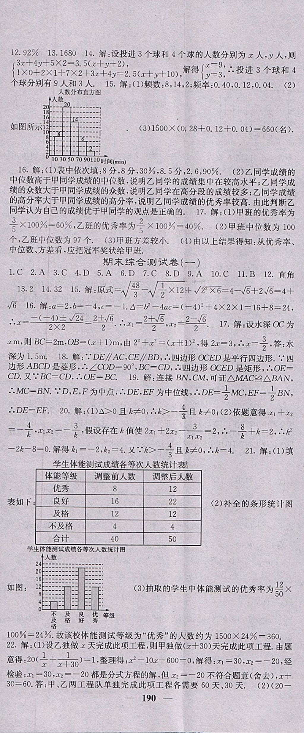 2018年名校課堂內(nèi)外八年級(jí)數(shù)學(xué)下冊(cè)滬科版 參考答案第35頁(yè)