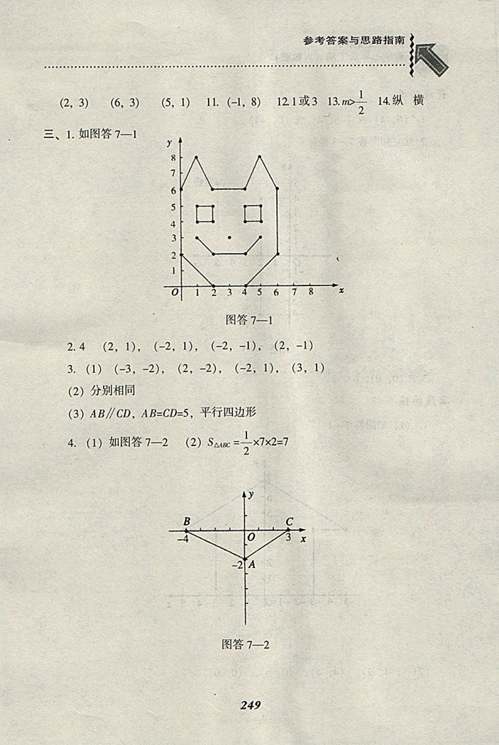 2018年尖子生題庫(kù)七年級(jí)數(shù)學(xué)下冊(cè)人教版 參考答案第21頁(yè)